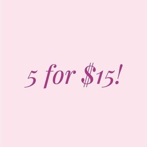 Get five $5 items in my closet for $15!